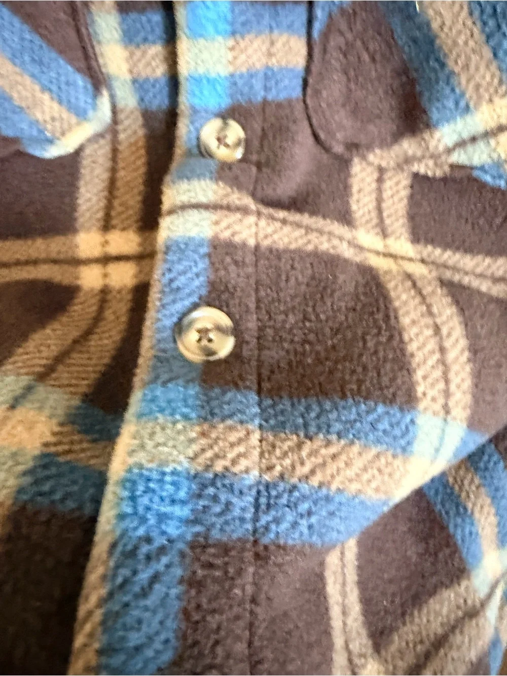 Victory Sportswear Boys Plaid Sherpa Fleece Jacket Size S 6/7